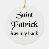 saint patrick coffee mug keramisch ornament (Voorkant)