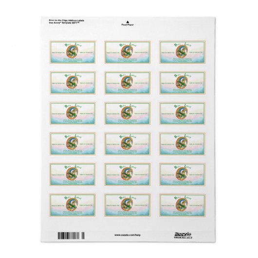 Saint Patrick Day Etiket (Full Sheet)