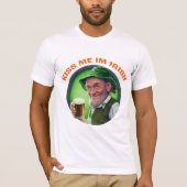 Saint Patrick Day Gift Shirt | Kus me im irish (Voorkant)