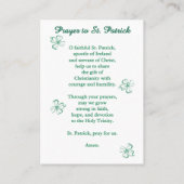 Saint Patrick Devotional Prayer Card Plaatskaartje (Achterkant)