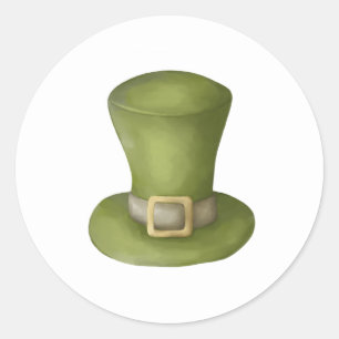Saint Patrick elf pet clip art Ronde Sticker