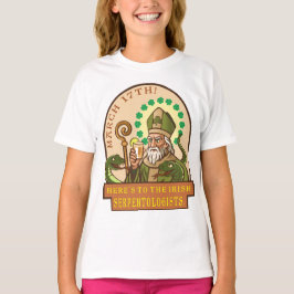 Saint Patrick en de slangen T-shirt