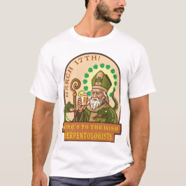 Saint Patrick en de slangen T-shirt