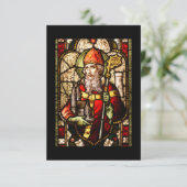 Saint Patrick Glas in lood (Staand voorkant)