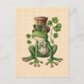 Saint Patrick - Grenouille Chapeau Iers Briefkaart (Voorkant)