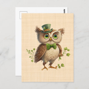 Saint Patrick - Groene hoed Briefkaart