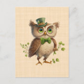 Saint Patrick - Groene hoed Briefkaart (Voorkant)