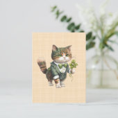 Saint Patrick: Happy Chat in pak Briefkaart (Staand voorkant)