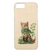 Saint Patrick - Happy en schattige vos Case-Mate iPhone Case (Achterkant)