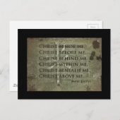 Saint Patrick Historic Quote Briefkaart (Voorkant / Achterkant)