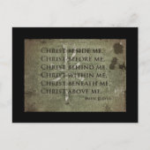 Saint Patrick Historic Quote Briefkaart (Voorkant)