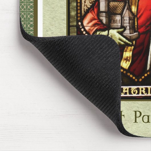 Saint Patrick Irish Blessings MousePad Muismat (Hoek)