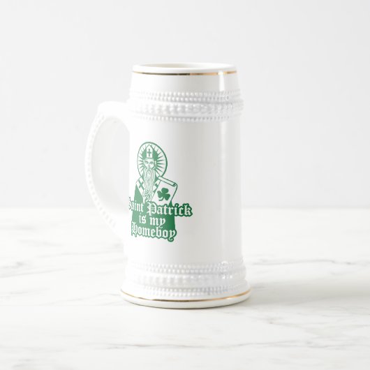 Saint Patrick is mijn Homeboy Bierpul (Voorkant links)