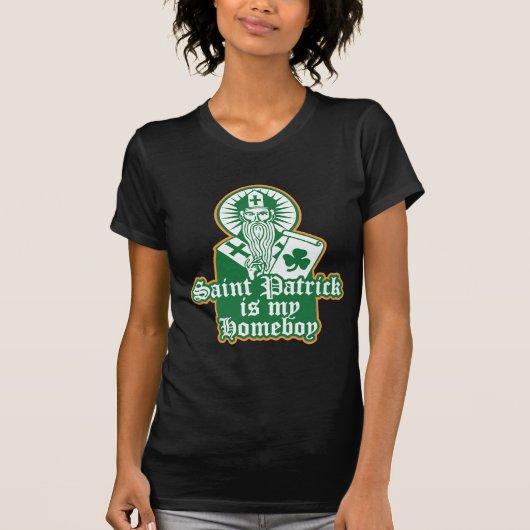 Saint Patrick is mijn Homeboy T-shirt (Voorkant)