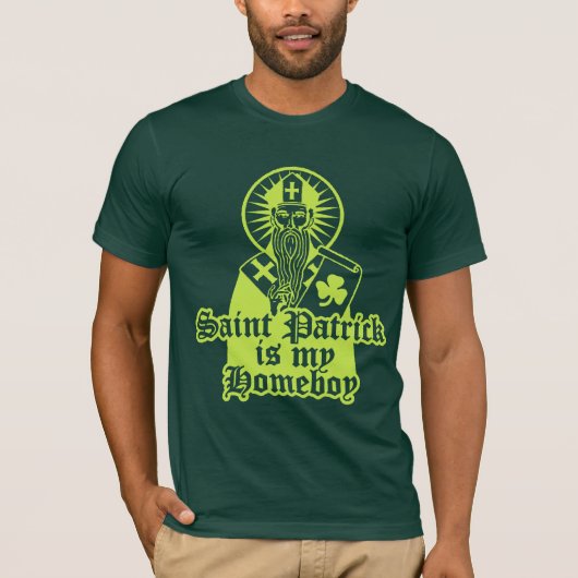 Saint Patrick is mijn Homeboy T-shirt (Voorkant)