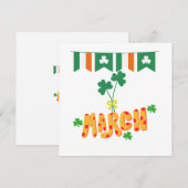 Saint Patrick Maandag Feestdagenkaart (Voorkant / Achterkant)