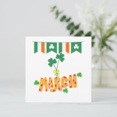 Saint Patrick Maandag Feestdagenkaart (Staand voorkant)