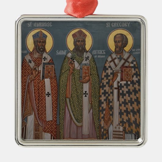 Saint Patrick Metalen Ornament (Voorkant)