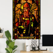 Saint Patrick - Portrait Poster (Thuiskantoor)
