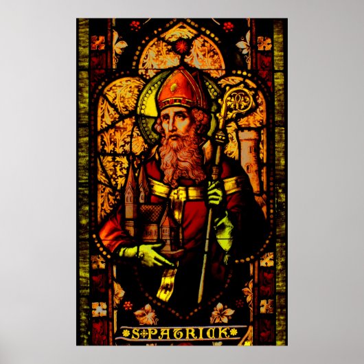 Saint Patrick - Portrait Poster (Voorkant)