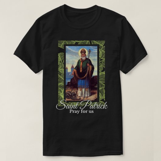 Saint Patrick Pray voor ons Ierland Kinder Women I T-shirt (Design voorkant)