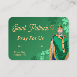 Saint Patrick Prayer Card – Breastplate Prayer Plaatskaartje