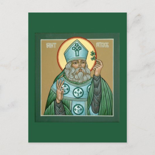 Saint Patrick Prayer Card Briefkaart (Voorkant)