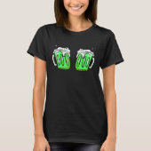 Saint Patrick S Day Happy Graphic Beer Drink Gr T-shirt (Voorkant)