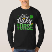 Saint Patrick s Day Managed Care Nurse One Lucky N T-shirt (Voorkant)