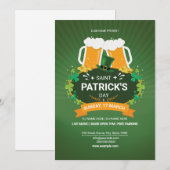Saint Patrick’s Day Party Invitation Kaart (Voorkant / Achterkant)