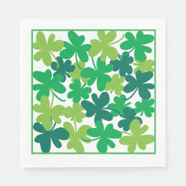 Saint Patrick’s Day Shamrock Green Napkins Servet
