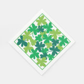 Saint Patrick’s Day Shamrock Green Napkins Servet (Hoek)