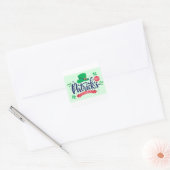 Saint Patrick’s Day Shirt – Lucky Leprechaun Hat & Vierkante Sticker (Envelop)