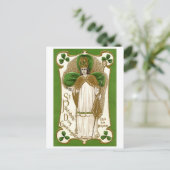 Saint Patrick, Shamrock Briefkaart (Staand voorkant)