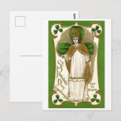 Saint Patrick, Shamrock Briefkaart (Voorkant / Achterkant)