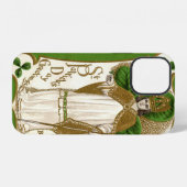 Saint Patrick, Shamrock iPhone Hoesje (Achterkant horizontaal)