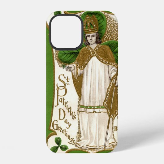 Saint Patrick, Shamrock iPhone Hoesje (Achterkant)
