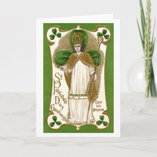 Saint Patrick, Shamrock Kaart (Voorkant)