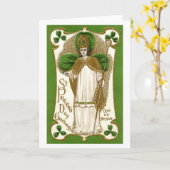 Saint Patrick, Shamrock Kaart (Gele Bloem)