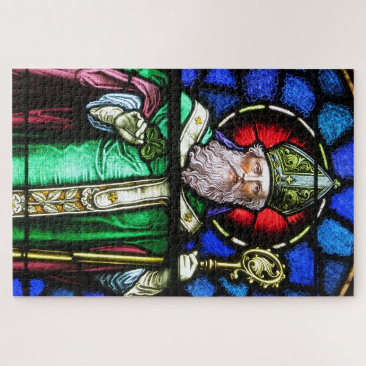 Saint Patrick, Shamrock Legpuzzel (Horizontaal)