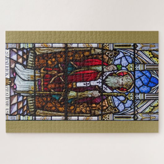 Saint Patrick, Shamrock Legpuzzel (Horizontaal)