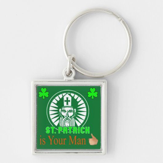 Saint Patrick sleutelhanger (Voorkant)