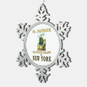 SAINT PATRICK TIN SNEEUWVLOK ORNAMENT (Rechts)