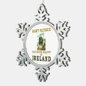 SAINT PATRICK TIN SNEEUWVLOK ORNAMENT (Rechts)