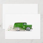  Saint Patrick vintage Cartoon Van Feestdagenkaart (Voorkant / Achterkant)