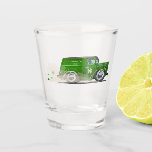  Saint Patrick vintage Cartoon Van Shot Glas (Voorkant)