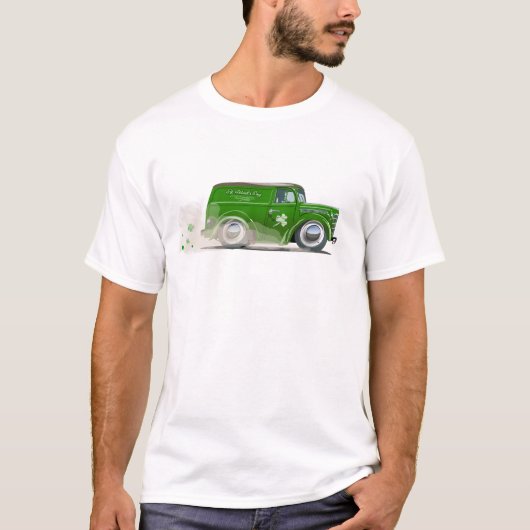  Saint Patrick vintage Cartoon Van T-shirt (Voorkant)