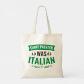 Saint Patrick was de Italiaanse St Patricks Day Tote Bag (Achterkant)