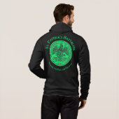 Saint Patrick's batalion San Patricios, katholiek Hoodie (Achterkant volledig)