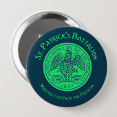 Saint Patrick's batalion San Patricios, katholiek Ronde Button 4,0 Cm (Voorkant /achterkant)